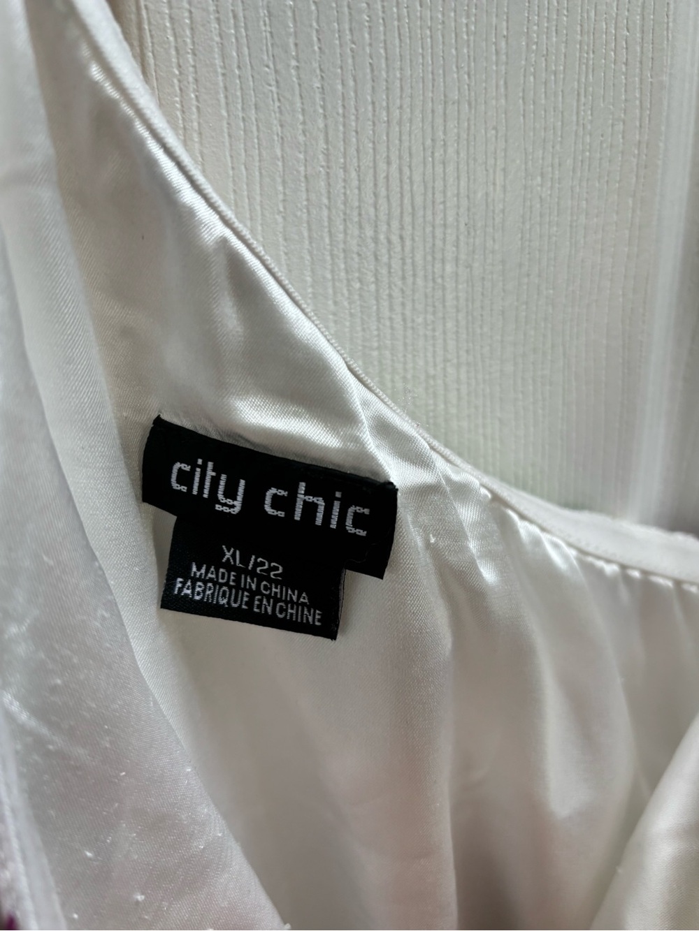 City Chic Bonnie Floral One-Shoulder Dress, Size 22, NWOT - Picture 4 of 6